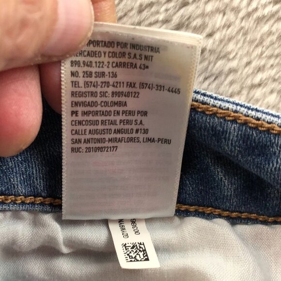 American Eagle Womens Jeans Size 4 Skinny Leg Anke Casual Blue Denim Stretch - Picture 13 of 16